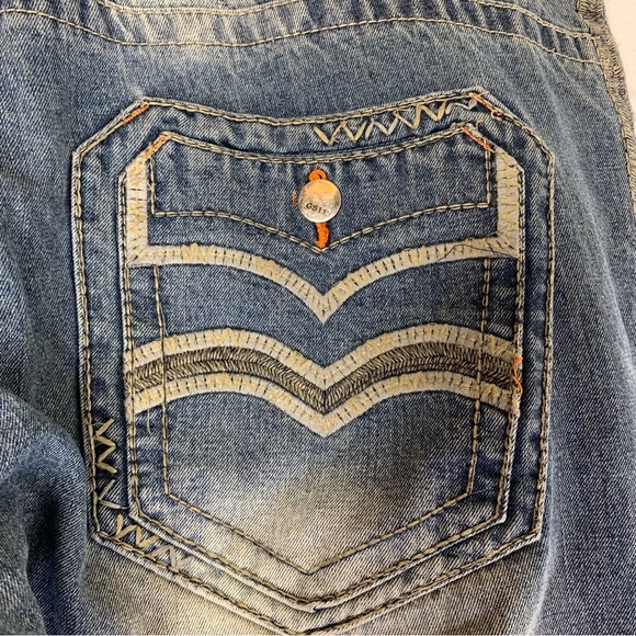 GS-115, 100% Cotton, Straight Leg, Distressed Wash, Jeans. - Picture 8 of 10